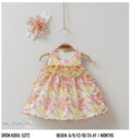 Floral Dress with Matching Headband (Warm Floral)