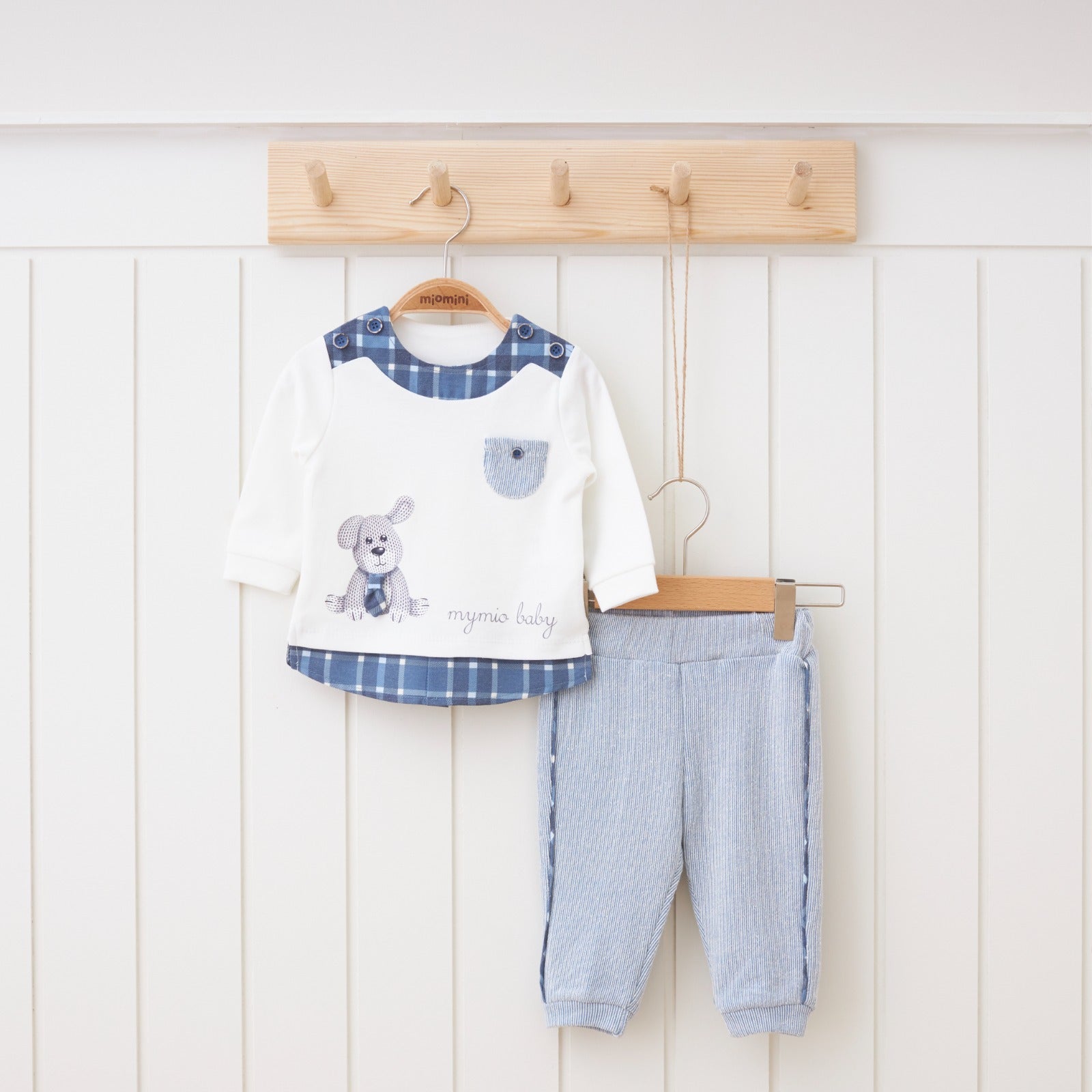 Blue Bear Two-Piece Set