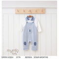 Blue Bear Overall Set