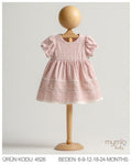 Classic Pink Embroidered Dress